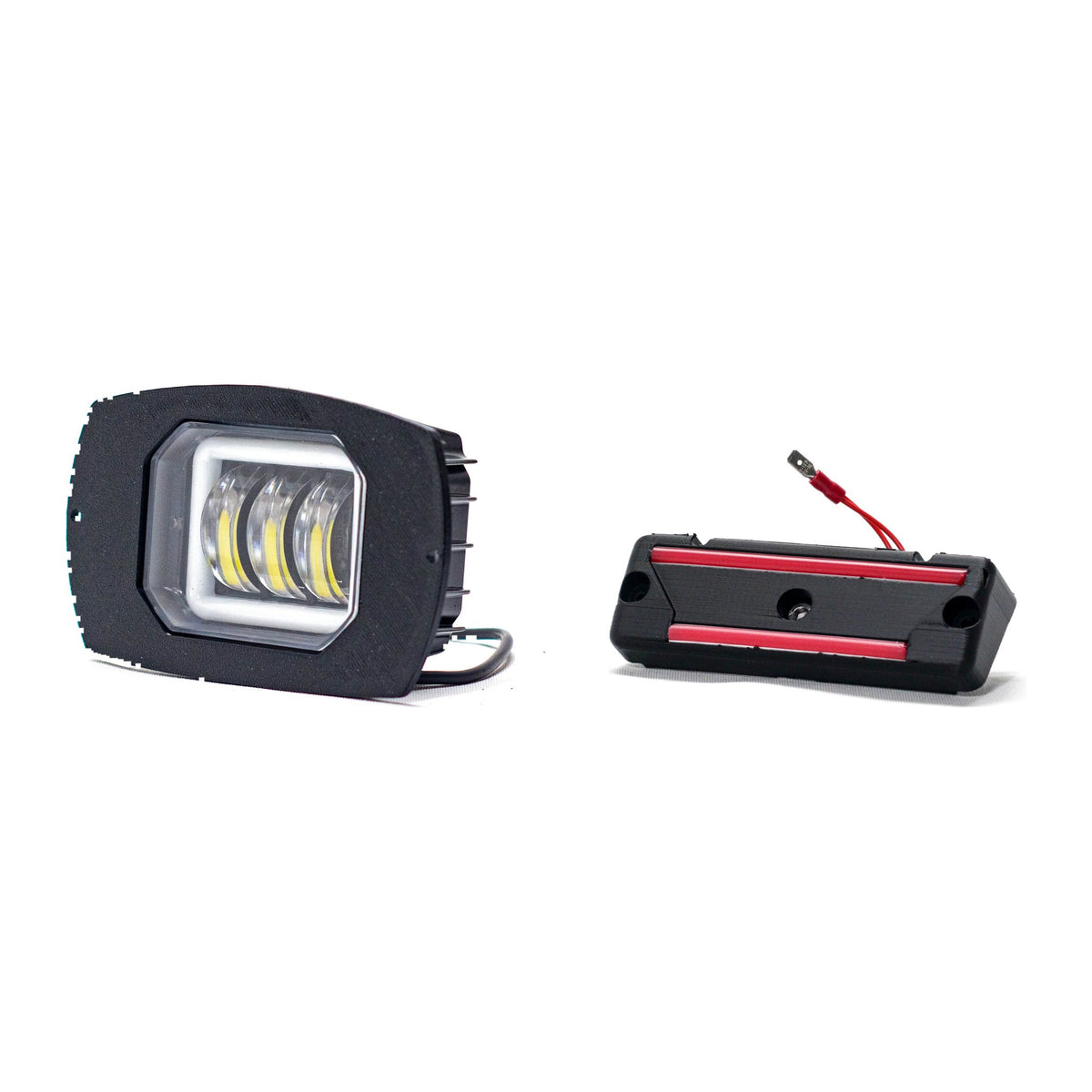 Kit fanale anteriore + posteriore LED Vespa 50 Special - anteriore rettangolare